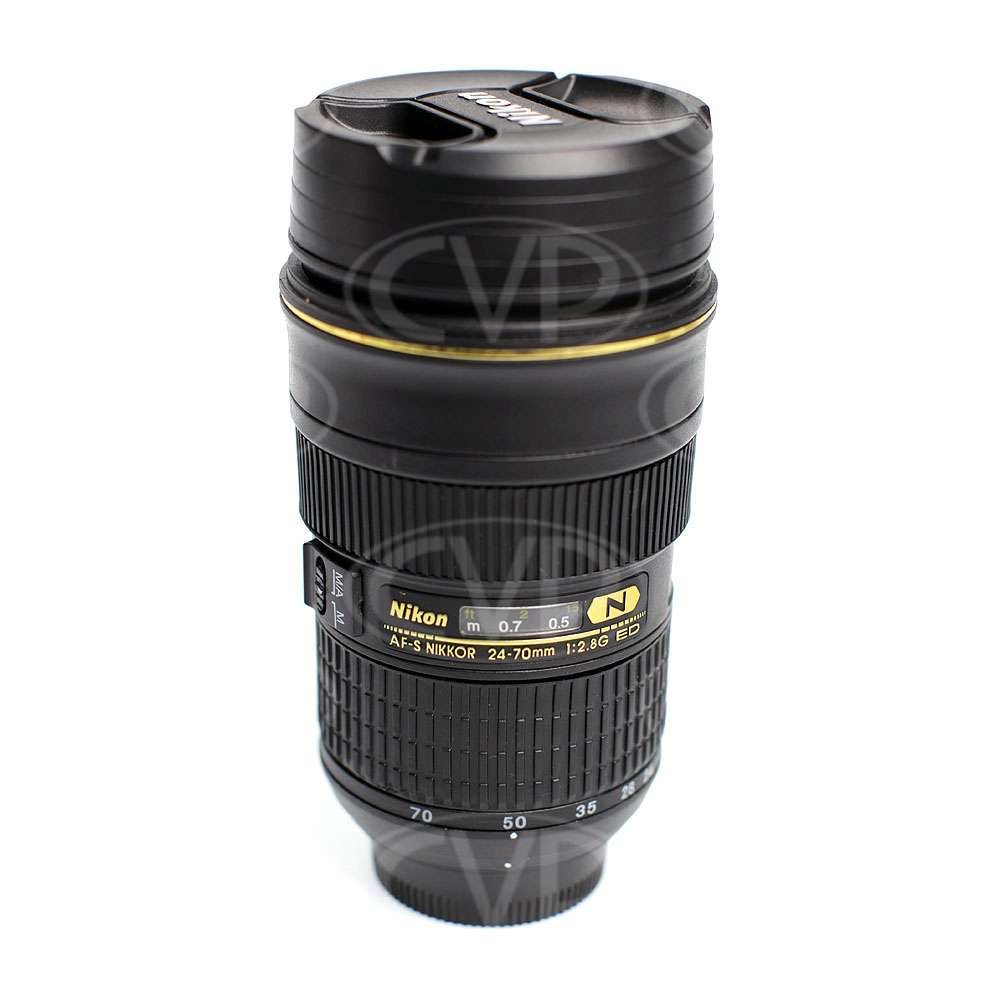 Buy Nikon 2470mm Styled Insulated Lens Mug with Lid Ideal Gift for